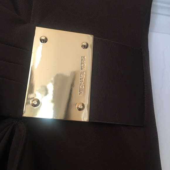 Michael Kors | Long Sleeves Brown Dress - Picture 6 of 7